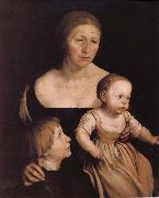 Hans Holbein The artist s wife abuse Spain oil painting artist